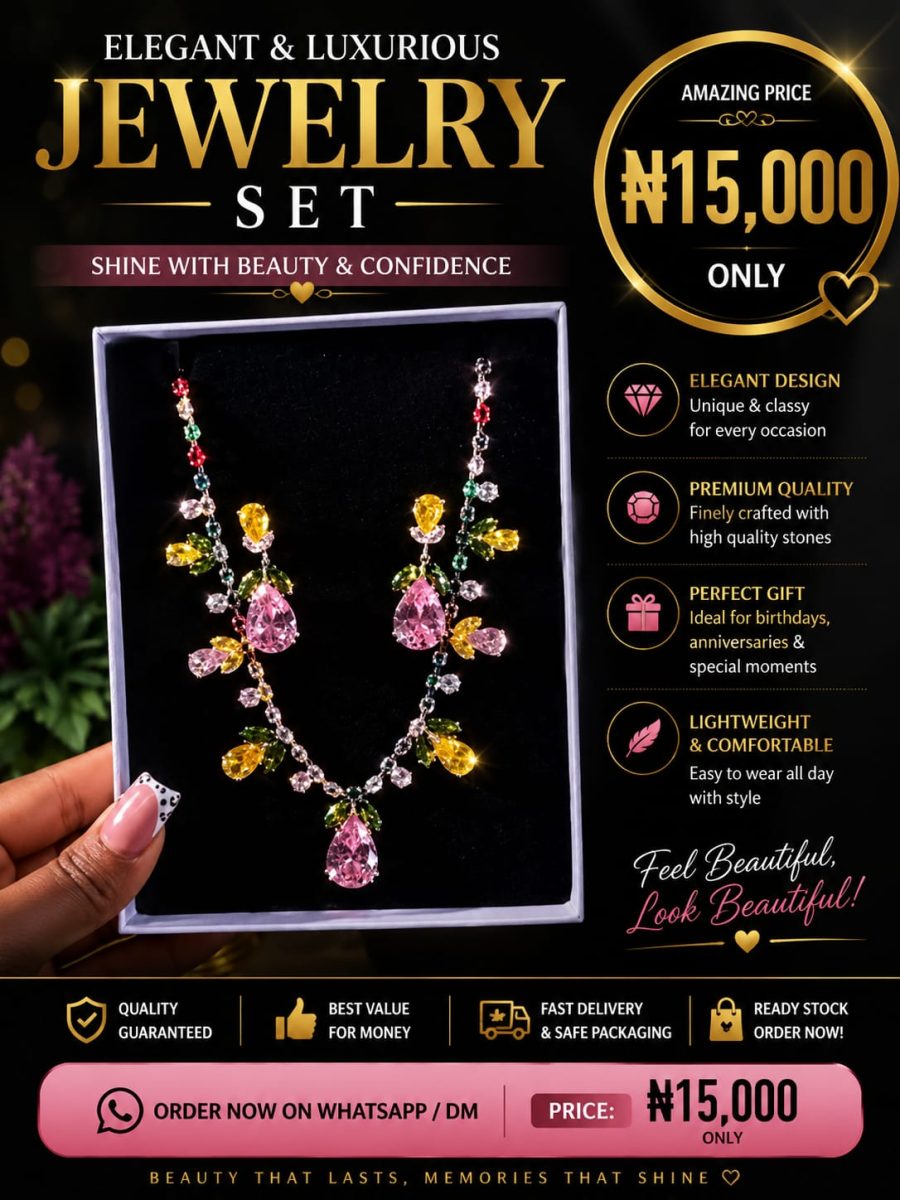 elegant and luxurrious jewelry set